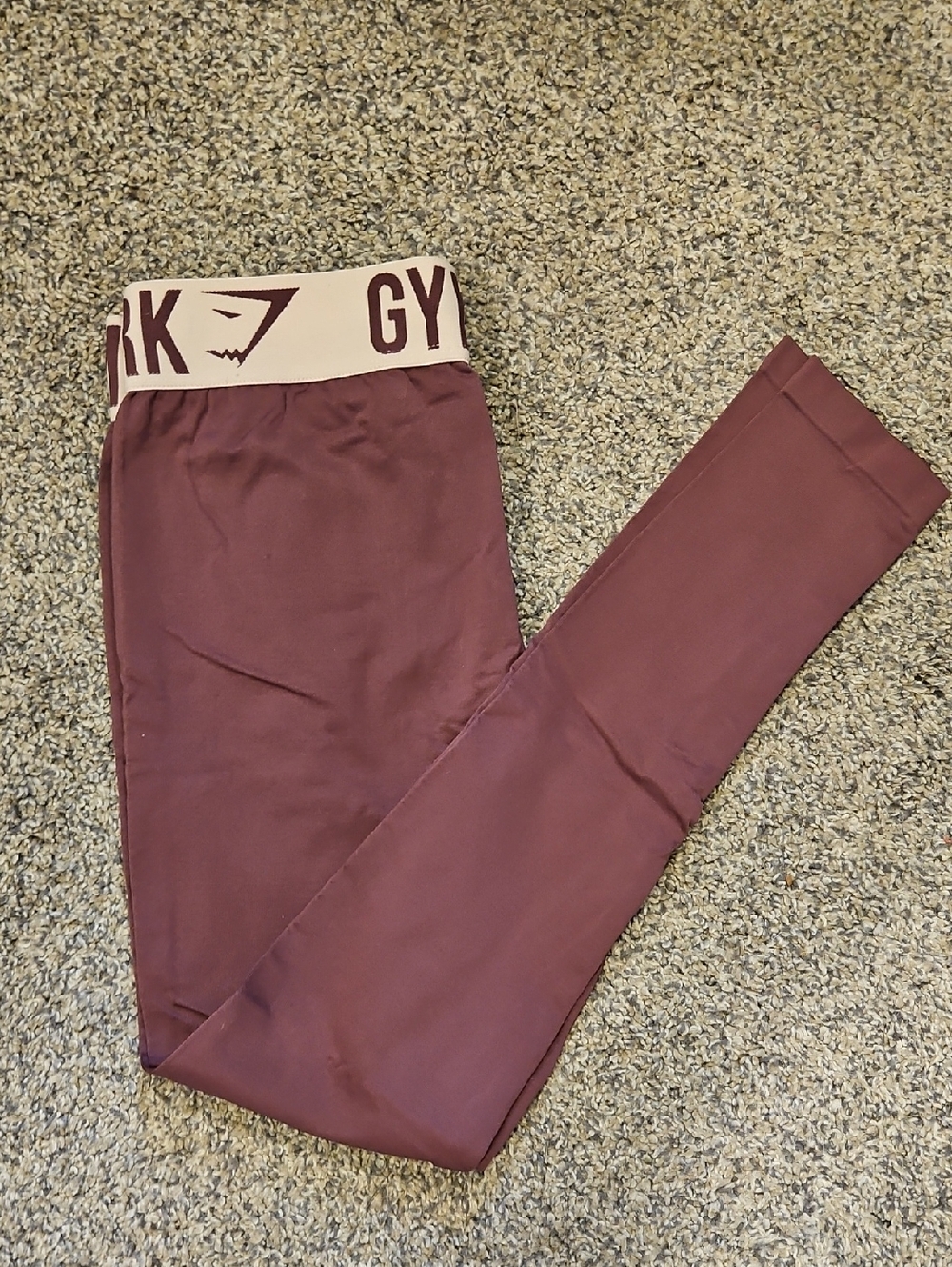 Gymshark Burgundy-Maroon Leggings